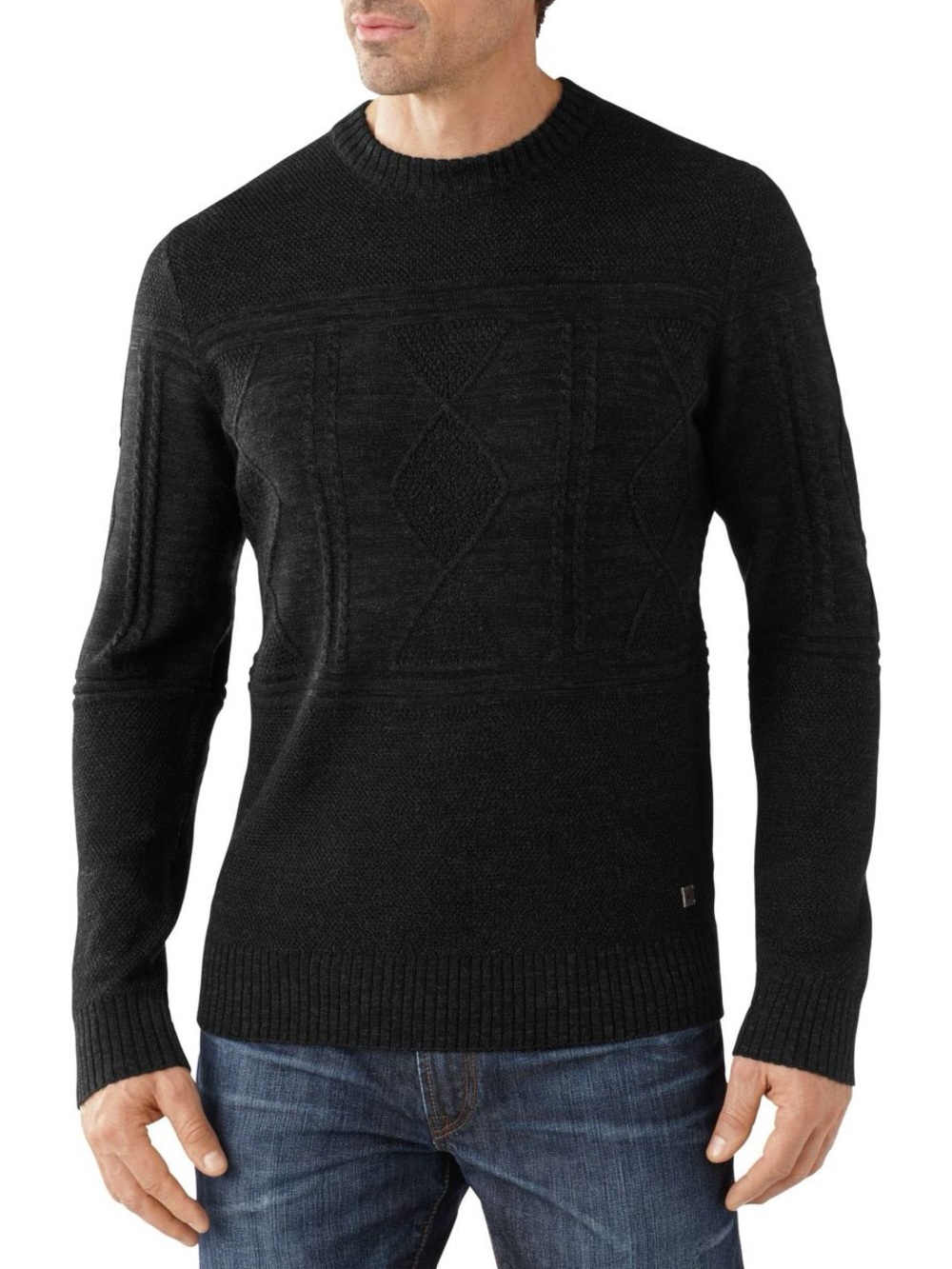 Smartwool Men’s Cheyenne Creek Cable Knit Wool Sweater Size Small